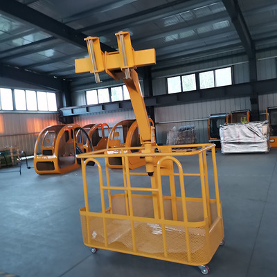 高空作業(yè)吊車吊籃 定做1.5米旋轉(zhuǎn)吊籠 市政工程吊車吊籃